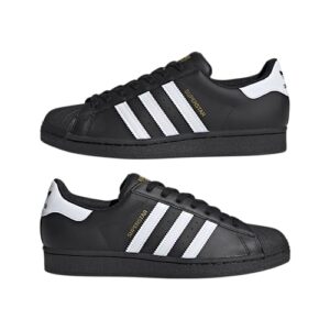 adidas Originals mens Superstar Sneaker, White/Black/Core White, 10.5 US