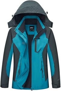 diamond candy women's waterproof rain jacket with hood lightweight windbreaker raincoat for hiking, travel and running
