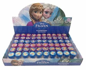 disney frozen anna elsa olaf 30x stampers self-inking birthday party favors