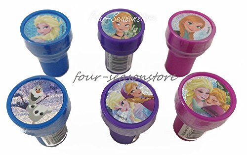 Disney Frozen Anna Elsa Olaf 30x Stampers Self-Inking Birthday Party Favors