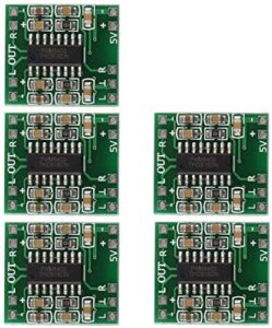 hiletgo 5pcs pam8403 2x 3w mini digital power amplifier board amp class d 2.5-5v input