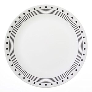 livingware 10.25" city block dinner plate [set of 4]