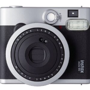 Fujifilm Instax Mini 90 Neo Classic Instant Film Camera with Fujifilm Instax Mini Instant Film, 10 Sheets x 5 Packs + Case Deluxe Bundle