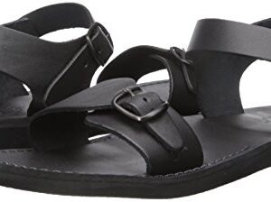 Jerusalem Sandals The Original - Leather Adjustable Buckle Sandal - Black