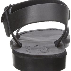 Jerusalem Sandals The Original - Leather Adjustable Buckle Sandal - Black