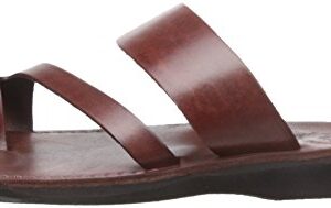 Zohar - Leather Toe Ring Sandal - Brown