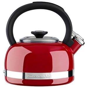 KitchenAid 2.0-Quart Full Handle and Trim Band Stovetop Kettle, 2, Empire Red
