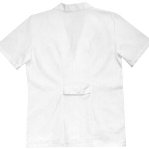 Medgear Women's Short Sleeves Lab Coat, White