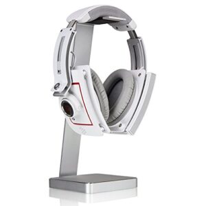 LUXA2 E-One Silver Solid-Metal Aluminum Universal Gaming Headphone Stand/Hanger/Holder for Beats, Senheiser, Sony, Bose, Philips, Audio-Technica, Plantronics, Shure, Jabra, JVC, JBL, AKG, DJ, Gaming Headsets Display HO-HDP-ALE1SI-00