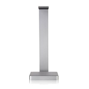 LUXA2 E-One Silver Solid-Metal Aluminum Universal Gaming Headphone Stand/Hanger/Holder for Beats, Senheiser, Sony, Bose, Philips, Audio-Technica, Plantronics, Shure, Jabra, JVC, JBL, AKG, DJ, Gaming Headsets Display HO-HDP-ALE1SI-00