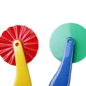 MAGIKON Colorful Dough Tools Kit for Children ,6 Pieces , Multi-Functional , Fit for Little Hands