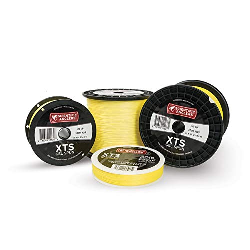 Scientific Anglers XTS Gel Spun 500 yd Polyethylene Fly Line Backing, Yellow, 30#