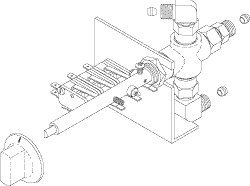 multi-purpose valve assembly for tuttnauer tuv025