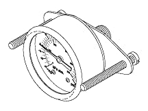 pressure gauge for tuttnauer 1-1/2" dia. tug020