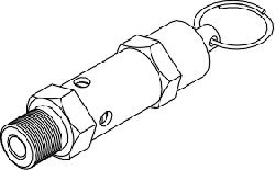 safety valve (37psi) for tuttnauer tuv011