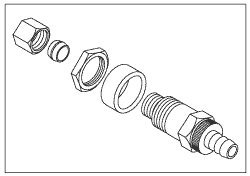 drain valve assembly for tuttnauer tuv042
