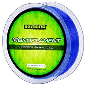 KastKing Premium Monofilament Fishing Line, Chrome Blue,300Yds,12LB