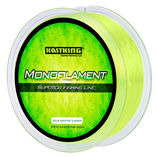 KastKing Premium Monofilament Fishing Line, Sunrise Yellow,300Yds,4LB