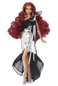 bdh37 stephen burrows nisha barbie doll - nisha is named for the cherokee word for night. no more than 4400 units produced worldwide