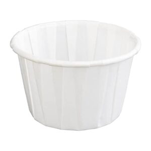 2 oz paper portion cups in white