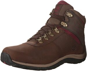 timberland women's norwood mid waterproof hiking boot, dark brown, 7