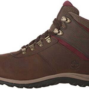 Timberland Women's Norwood Mid Waterproof Hiking Boot, dark brown, 7