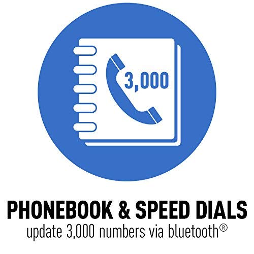 Panasonic 2-Line Corded/Cordless Phone System with 1 Handset - Answering Machine, Link2Cell, 3-Way Conference, Call Block, Long Range DECT 6.0, Bluetooth - KX-TG9581B (Black)