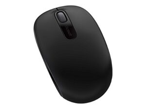 microsoft wireless mobile mouse 1850 for business, black. comfortable ergonomic design, wireless, usb 2.0 with nano transceiver for pc/laptop/desktop, works with mac/windows computers