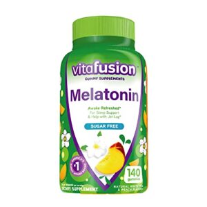 vitafusion melatonin gummy vitamins, 140 ct gummies
