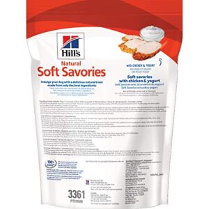 Hill's Soft Dog Treats, Soft Savories with Chicken & Yogurt Dog Snacks, Healthy Dog Treats, 8 oz. Bag