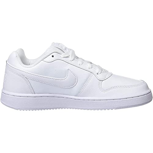 Nike Women's Ebernon Low Sneaker, White/White, 5.5 Regular US