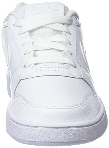 Nike Women's Ebernon Low Sneaker, White/White, 5.5 Regular US