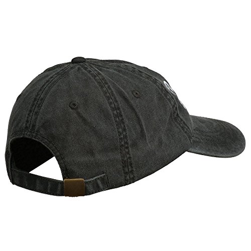 e4Hats.com Ghost Hunting Embroidered Washed Cap - Black OSFM