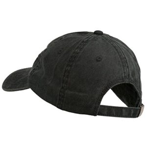 e4Hats.com Ghost Hunting Embroidered Washed Cap - Black OSFM