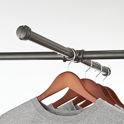 Adjustable Rolling Rack – Econoco Vintage Pipeline 2 Way Ballet Clothes Hanging Fixture