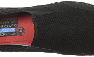 Skechers Men's Black Flex Advantage Slip Resistant Mcallen Slip On - 14 D(M) US