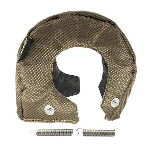 T4 Turbocharger heat shield cover Titanium Fiber Turbo Blanket Inner high silica cloth and stainless steel knitted wire mesh inner liner