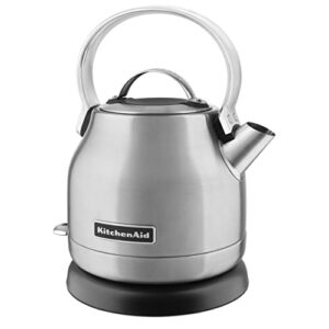 kitchenaid kek1222sx 1.25-liter electric kettle - brushed stainless steel,small