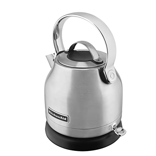 KitchenAid KEK1222SX 1.25-Liter Electric Kettle - Brushed Stainless Steel,Small