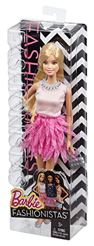 Barbie Fashionistas Doll with Pink Ruffled Dress