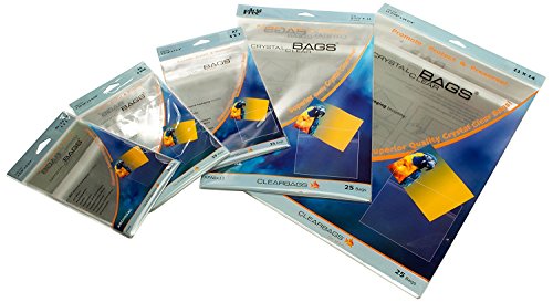 ClearBags 22x28 Seal Top Closure Bags, for 22x28 Photos - Resealable Adhesive on Bag - Crystal Clear Acid Free, Archival Safe - RPA22x28 Pack of 25