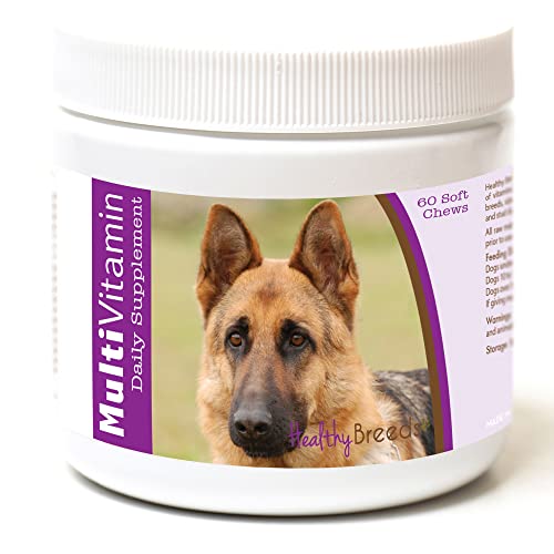 Healthy Breeds German Shepherd Multi-Vitamin Soft Chews 60 Count