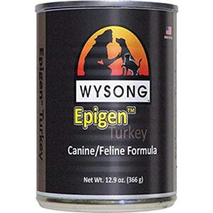 wysong epigen turkey canine/feline canned formula dog/cat/ferret food, 12.9 ounce can
