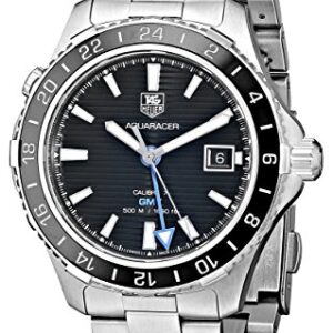 TAG Heuer Men's WAK211A.BA0830 Ceramic Calibre Analog Display Swiss Automatic Silver Watch