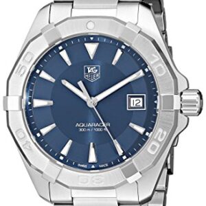 Tag Heuer Men's '300 Aquaracer' Stainless Steel Bracelet Watch with Blue Dial