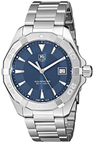 Tag Heuer Men's '300 Aquaracer' Stainless Steel Bracelet Watch with Blue Dial