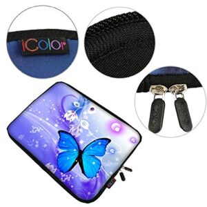 icolor 15" Laptop Sleeve Bag Case 14.5" 15.4" 15.6" inch Soft Neoprene Notebook Protection Sleeve Computer PC Cover Pouch Holder