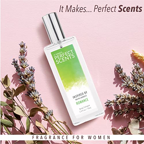 Perfect Scents Fragrances | Inspired by Ralph Lauren's Romance | Women’s Eau de Toilette | Vegan, Paraben Free, Phthalate Free | Never Tested on Animals | 2.5 Fluid Ounces