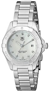 tag heuer women's way1413.ba0920 300 aquaracer silver-tone stainless steel watch