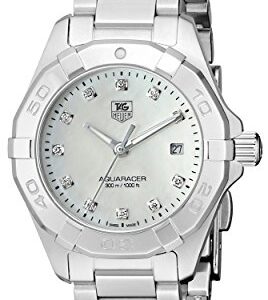 TAG Heuer Women's WAY1413.BA0920 300 Aquaracer Silver-Tone Stainless Steel Watch